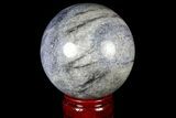 Polished Lazurite Sphere - Madagascar #126529-1